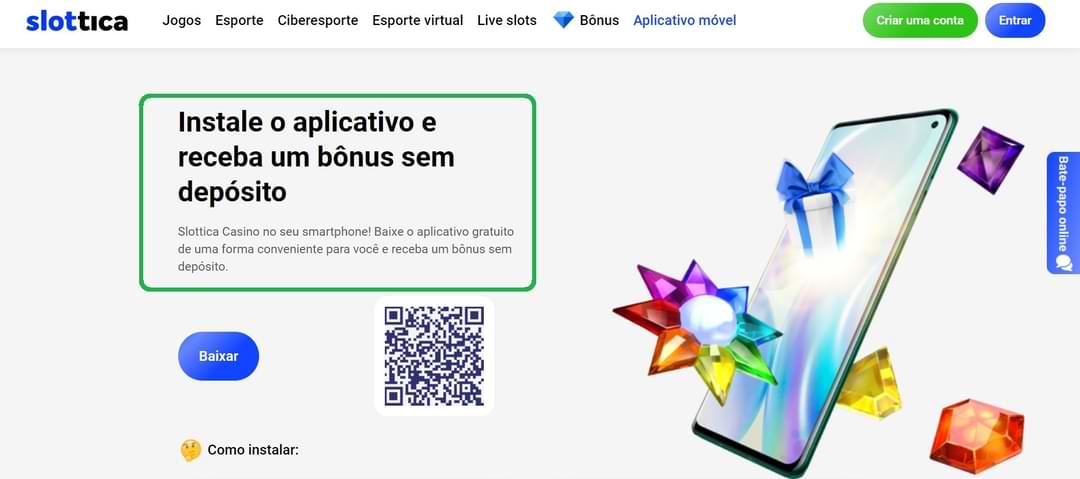 Slottica Mobile App Bonus ohne Einzahlung